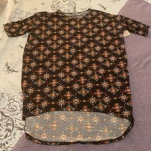 Lularoe high low hem western style print